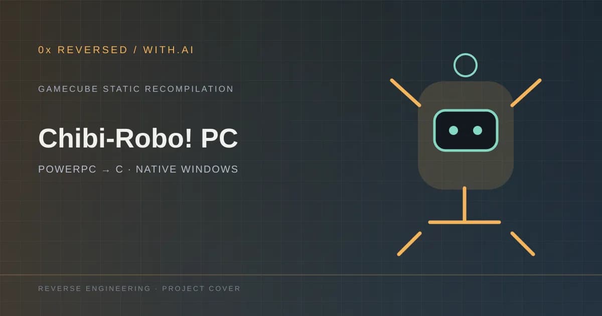 Chibi-Robo!: Rebuilt Chibi-Robo as a native PC game with AI coding agents