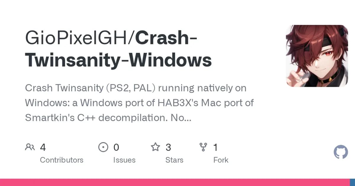 Crash Twinsanity (PS2, PAL): A PS2 platformer running natively on Windows at 60 fps.