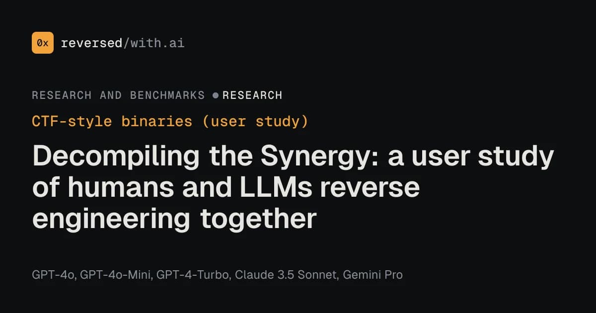 CTF-style binaries (user study): LLM help lifted novices near expert level; experts gained little.