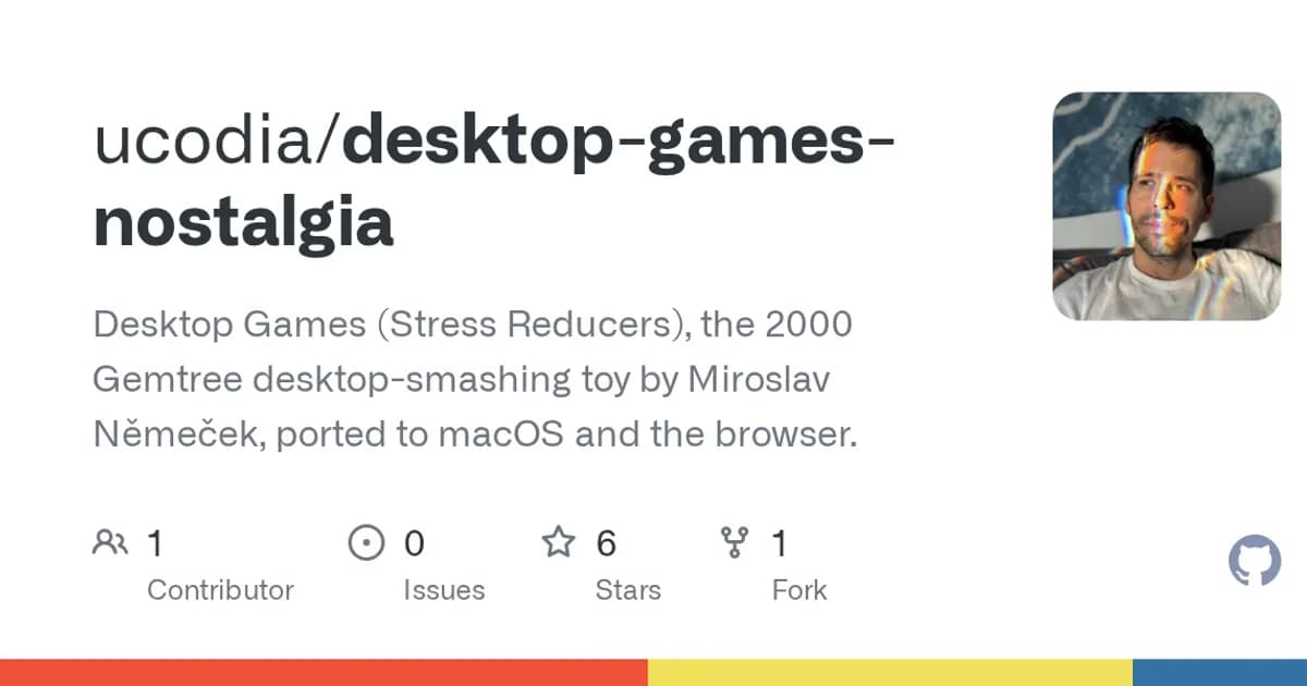 stress.exe / Desktop Games (2000 freeware): A 2000 freeware toy brought back on macOS and the web.