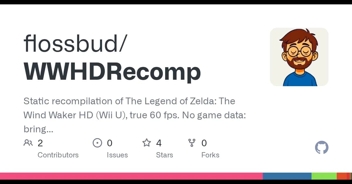 The Legend of Zelda: The Wind Waker HD (Wii U): Wii U Zelda as native code, checked bit for bit against a reference.