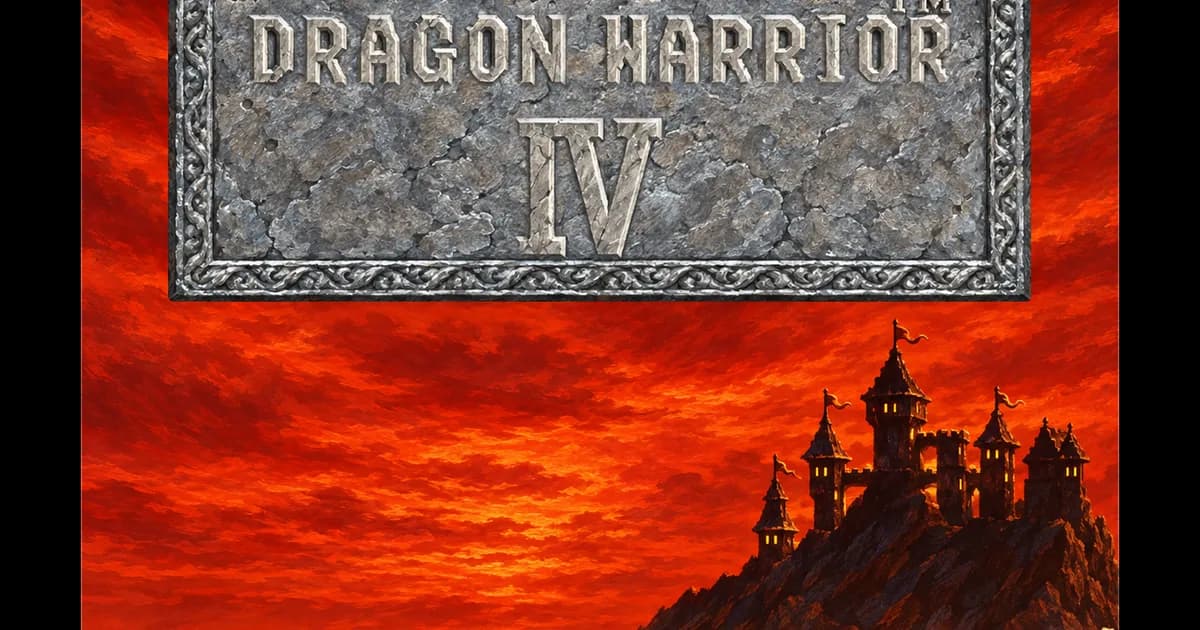 Dragon Warrior IV (NES): Static recompilation of Dragon Warrior IV (NES) with AI-generated HD graphics.