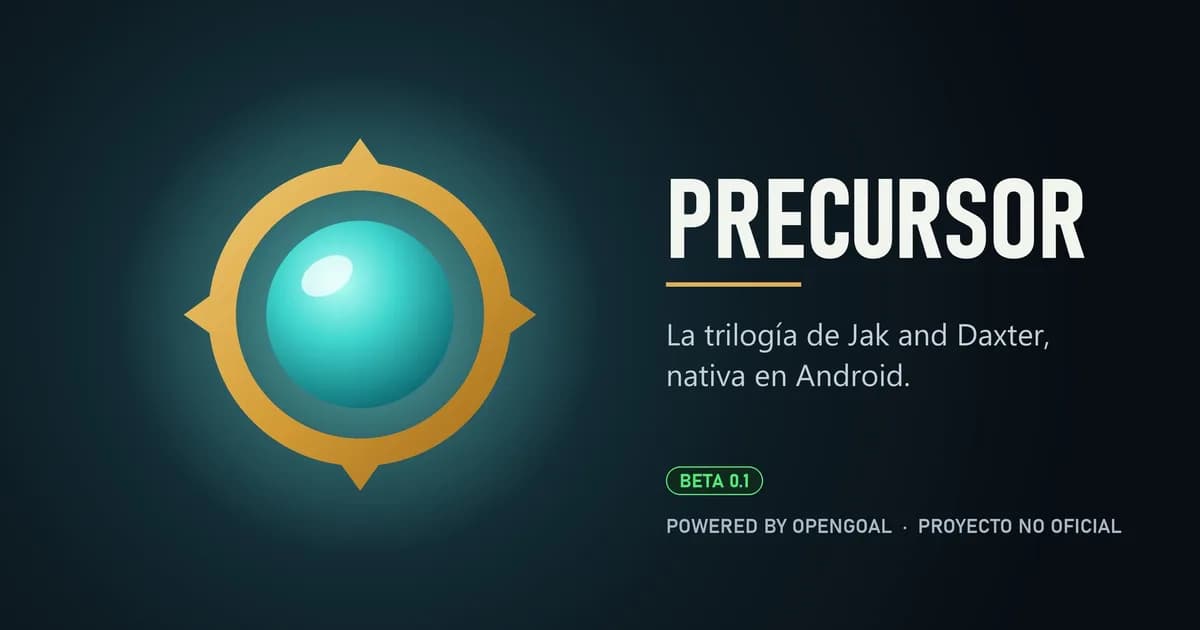 Precursor: An unofficial, experimental port of the Jak and Daxter trilogy to Android (ARM64) powered by OpenGOAL.