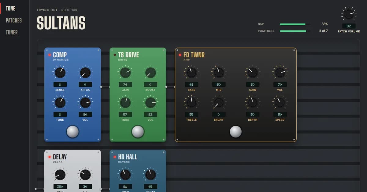 Zoom G3n/G3Xn: Build, edit, and audition Zoom G3n/G3Xn guitar pedal patches via CLI, code, or AI agent.