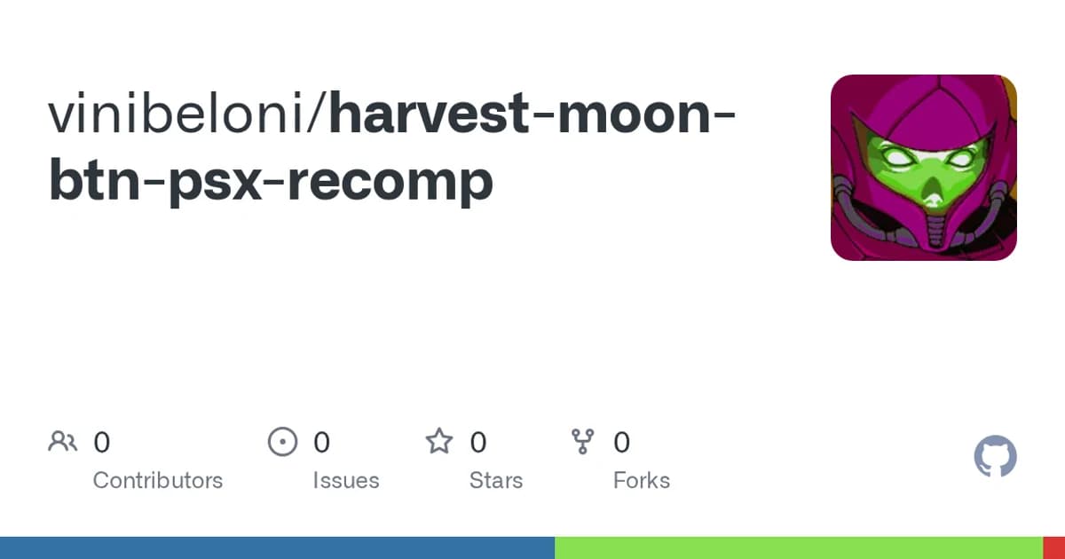 Harvest Moon: Back to Nature (PlayStation, USA): A PS1 farm game running natively, and a folder of mods that just work.