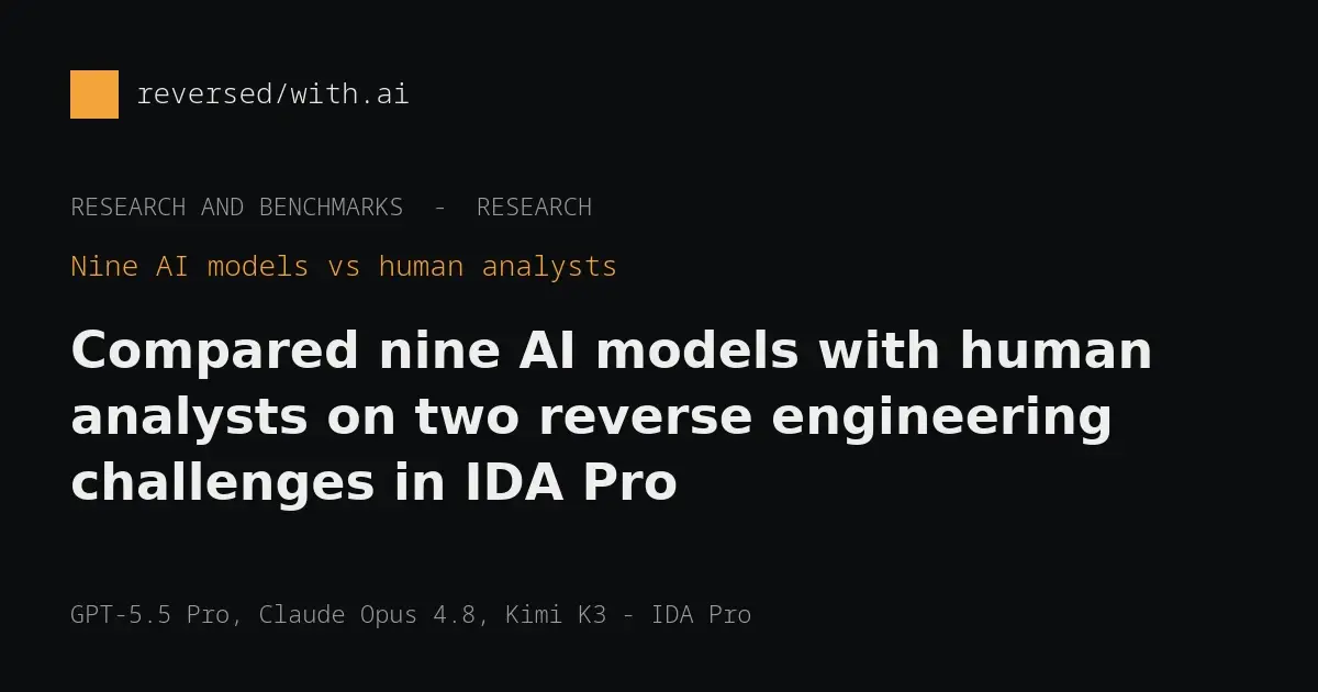 Compiled binaries (two static-analysis challenges, 4,000 real-world binaries): Autonomous agents now match skilled humans on small binaries.