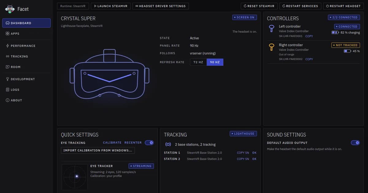 Pimax headset software interfaces: AI-assisted reverse engineering for Linux support of Pimax headsets.