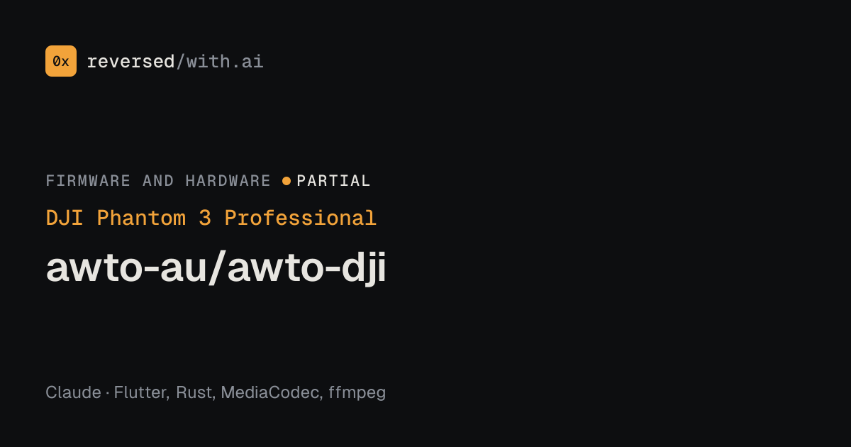 DJI Phantom 3 Professional: awto-au/awto-dji