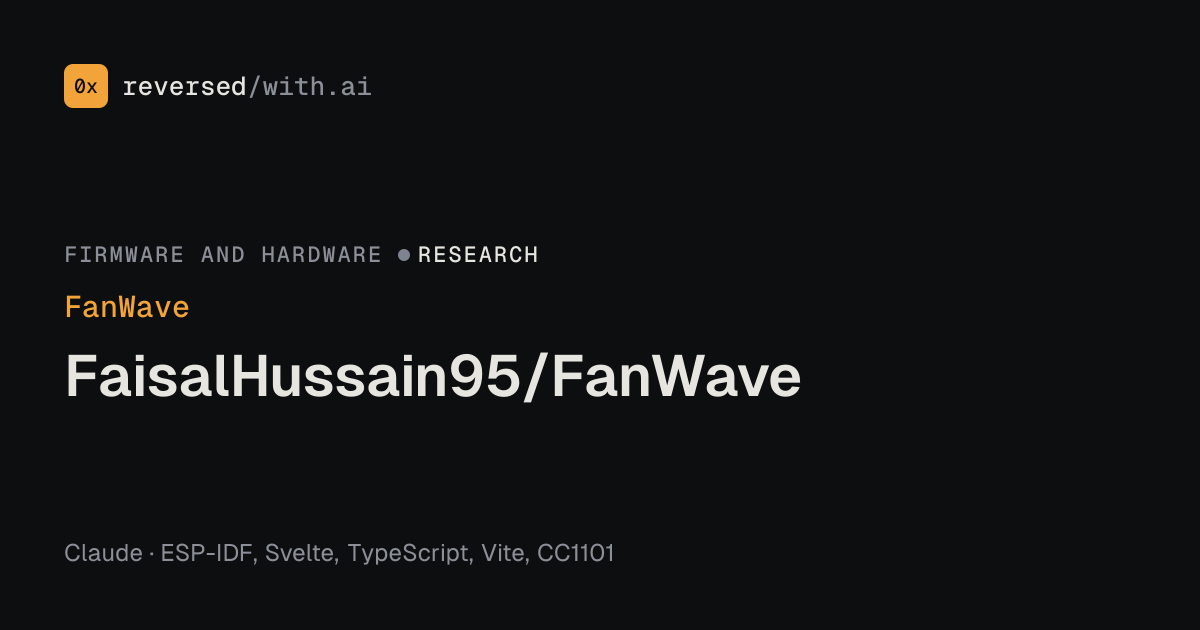 FanWave: FaisalHussain95/FanWave