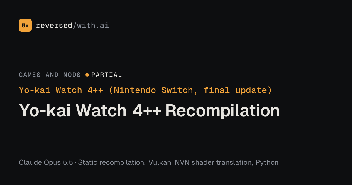 Yo-kai Watch 4++ (Nintendo Switch, final update): Yo-kai Watch 4++ Recompilation